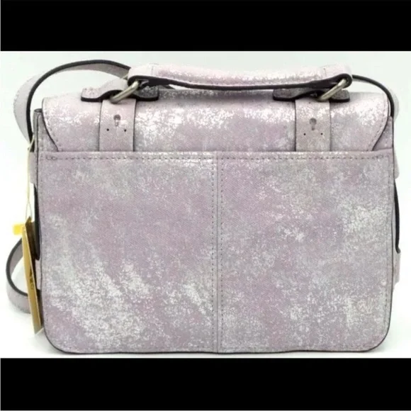 Aimee Kestenberg Leather Flap Crossbody City Gypsy Lavender Denim NWT